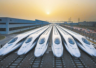 Xi’an to Shanghai, 6 hours by high speed train