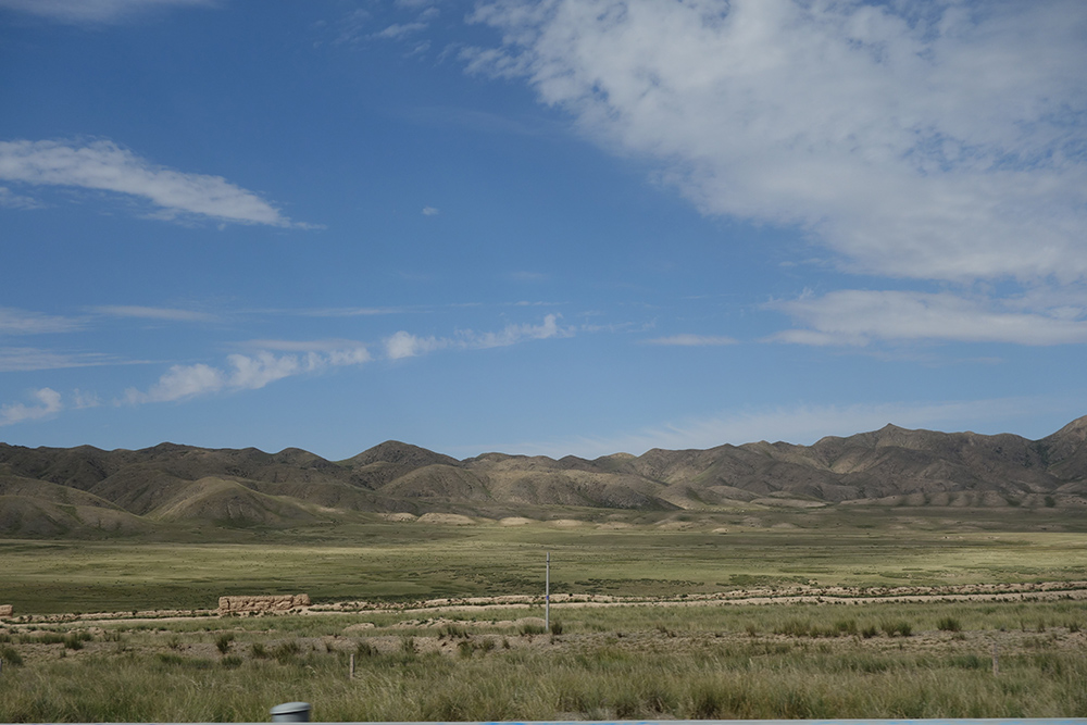 View on the way to Zhangye