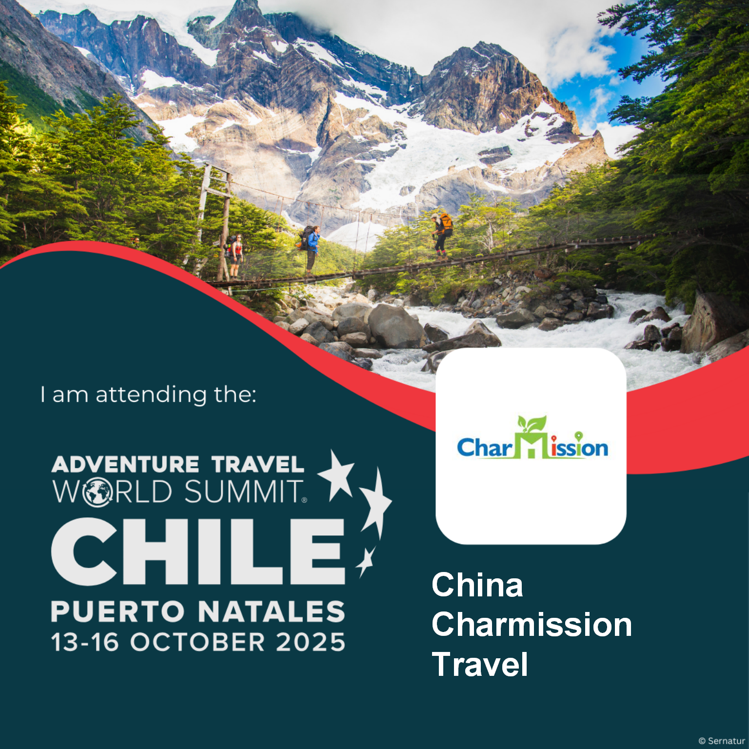 Charmission Attending Adventure Travel World Summit 2025